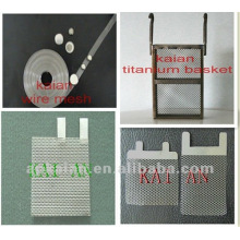 Quadratische / runde / sechseckige Lochstrom sammeln Anode / Batterie / Elektrodengewebe